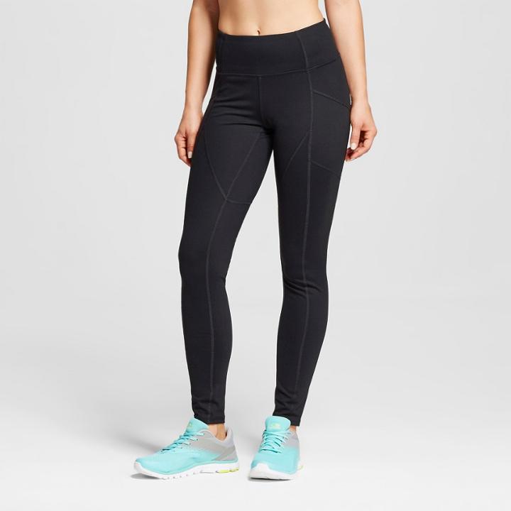 Women's Premium Leggings - C9 Champion Black L-shorts, Size: