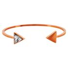 Elya Triangle Cuff Bracelet - Rose Gold