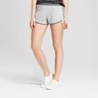 Women's Side Lace-up Shorts - Mossimo Supply Co. Heather Gray