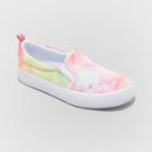 Girls' Sariah Twin Gore Slip-on Apparel Sneakers - Cat & Jack 13,