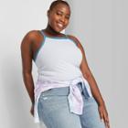 Women's Plus Size Tank Top - Wild Fable Light Blue 1x, Women's,
