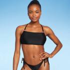 Juniors' Mini Ring Bralette Bikini Top - Xhilaration Black D/dd Cup