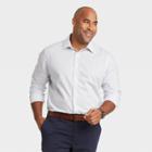 Men's Tall Gingham Check Standard Fit Performance Dress Long Sleeve Button-down Shirt - Goodfellow & Co