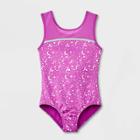 Girls' Gymnastics Celestial Pull-on Leotard - Cat & Jack Magenta