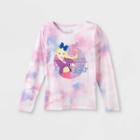 Girls' Jojo Siwa Tie-dye Long Sleeve Graphic T-shirt -