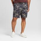 Target Men's Big & Tall 9 Tropical Linden Flat Front Shorts - Goodfellow & Co Blue Floral
