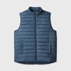 Men's Tall Fullzip Lightweight Puffer Vest - Goodfellow & Co Navy