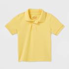 Petitetoddler Boys' Short Sleeve Interlock Uniform Polo Shirt - Cat & Jack Yellow