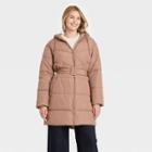 Women's Puffer Jacket - A New Day Clay