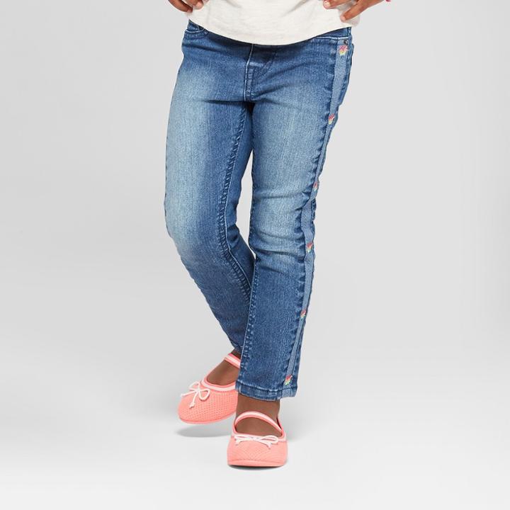Toddler Girls' Jeans - Cat & Jack Denim Wash