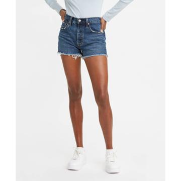 Levi's Women's 501 Original High-rise Jean Shorts - Salsa