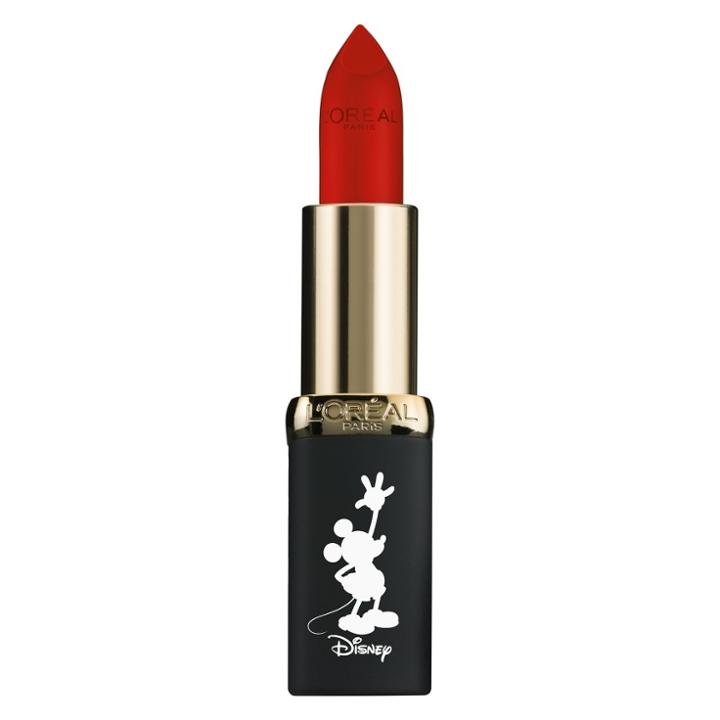 Disney L'oral Paris Mickey Mouse Collection Colour Riche Matte Lipstick Devil's Matte-vocate - 0.13oz, Devil's Matte-vocate Red