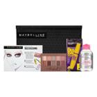 Maybelline Ny Minute Mascara, Eyeshadow, Makeup Remover Kit Bold & Blushing 1 Kit,