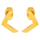 Target Elya Chevron Stud Earrings - Gold