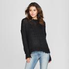 Women's Boucle Pullover - Universal Thread Black