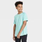 Petiteboys' Short Sleeve Performance T-shirt - All In Motion Turquoise