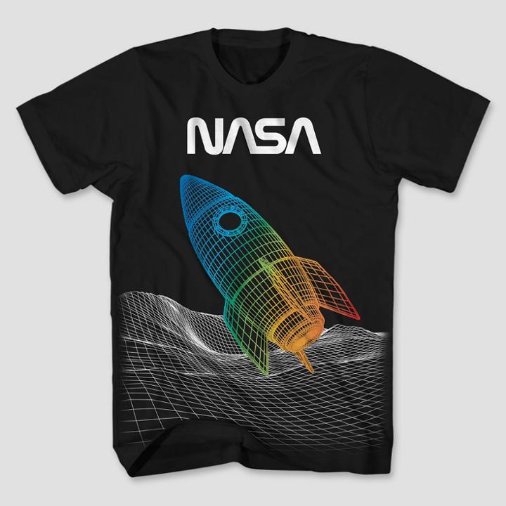 Boys' Nasa Short Sleeve T-shirt - Black