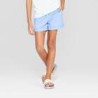 Girls' Woven Shorts With Rolled Hem - Cat & Jack Blue