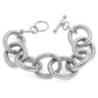 West Coast Jewelry Stainless Steel Large Link Bracelet, Girl's,