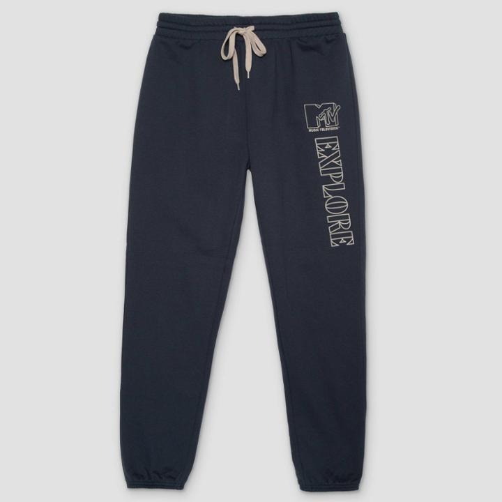 Men's Mtv Jogger Pants - Blue