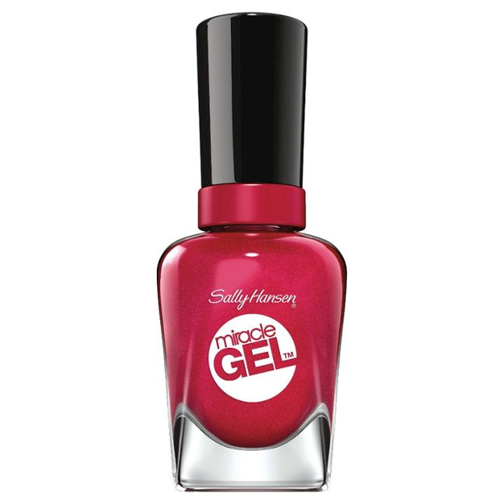 Sally Hansen Miracle Gel Nail Polish -555 Bordeaux (red)