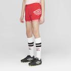 Umbro Girls' 2-in-1 Training Shorts - Hibiscus Pink