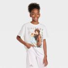 Girls' Whitney Houston Oversized Graphic T-shirt - Art Class White
