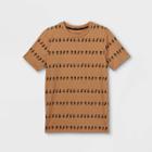 Boys' Skate Striped Short Sleeve T-shirt - Art Class Tan