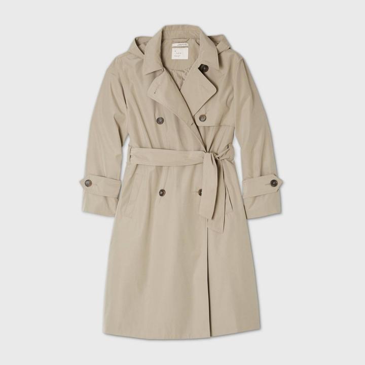 Women's Trench Coat - A New Day Khaki