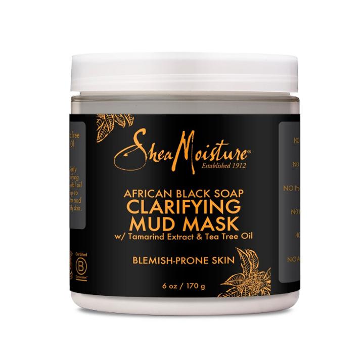 Sheamoisture African Black Soap Clarifying Mud Face Mask - Tamarind & Tea Tree Oil