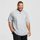 Men's Tall Henley T-shirt - C9 Champion Thundering Gray Heather