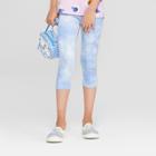 Girls' Tiedye Capri Leggings - Cat & Jack Blue