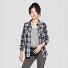 Junk Food Women's Long Sleeve Button-down Flannel
