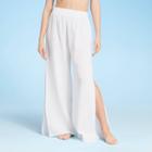 Shade & Shore Women's Smocked Waist Cover Up Pants - Shade &