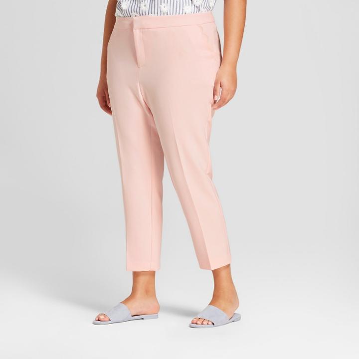 Women's Plus Size Slim Ankle Pants - A New Day