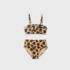 Girls' Rawr Leopard Print Bikini Set - Art Class Tan
