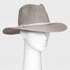 Women's Straw Panama Hat - Universal Thread Gray