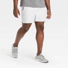 Men's Stretch Woven Shorts - All In Motion Silver Gray S, Men's,