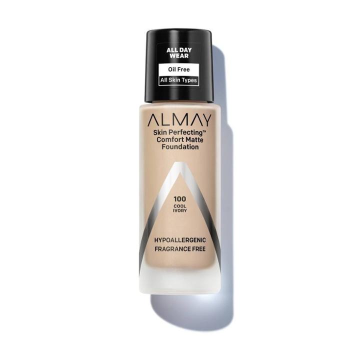 Almay Skin Perfecting Comfort Matte Foundation 100 Cool Ivory