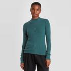 Women's High Neck Pullover Sweater - Prologue Green