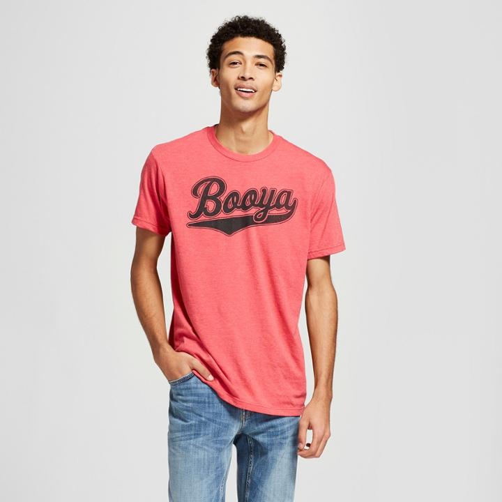 Men's Short Sleeve Booya Graphic T-shirt - Awake Red