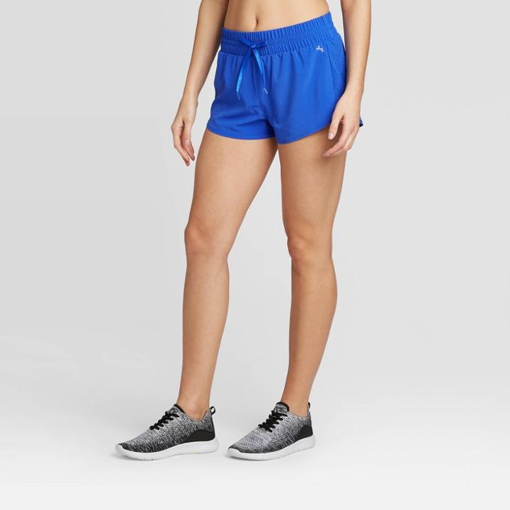 Women's High-waisted Shorts - Joylab Blue