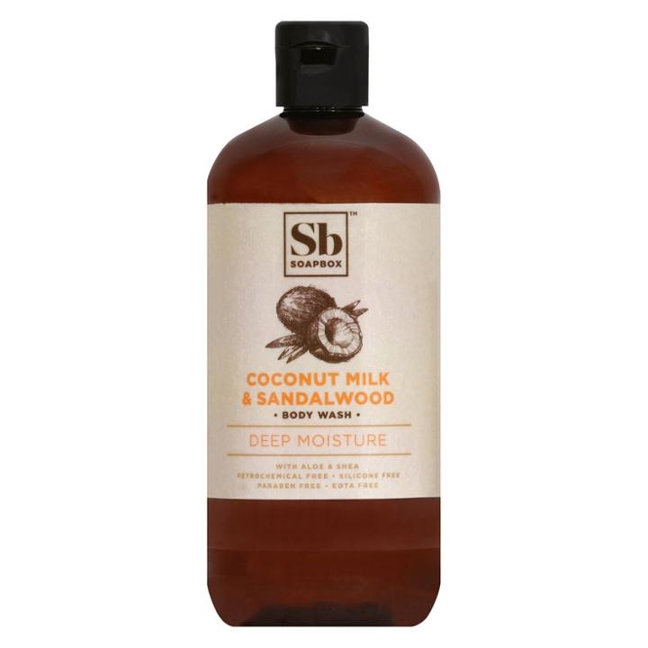 Soapbox Soap Box Coconut Milk & Sandalwood Body Wash