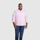 Van Heusen Men's Big & Tall Classic Fit Long Sleeve Button-down Shirt - Lavender