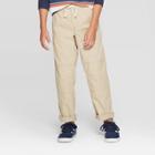 Oversizeboys' Pull-on Pants - Cat & Jack Beige 10 Husky, Boy's