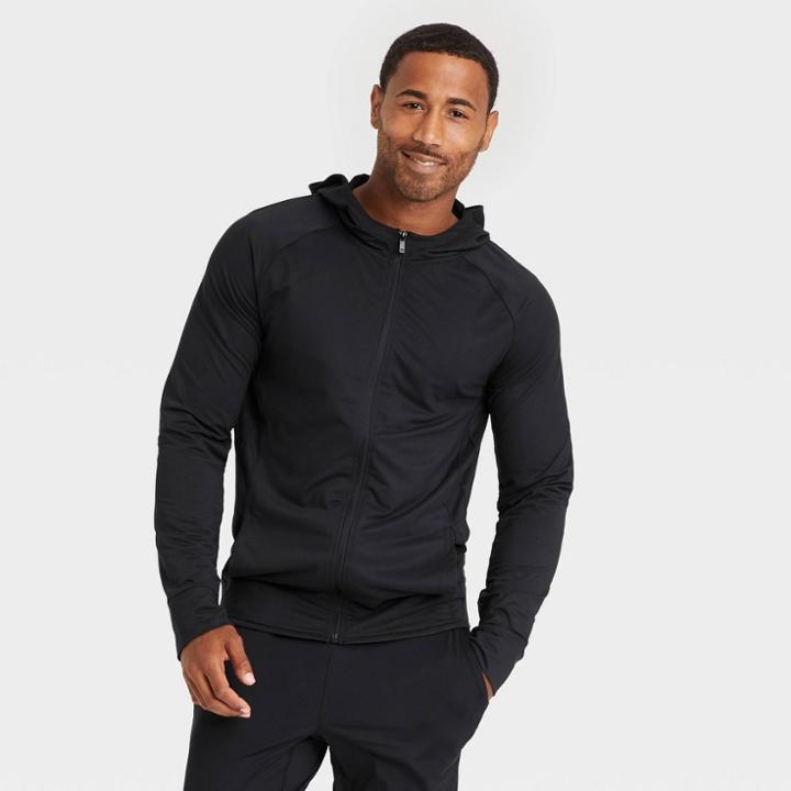 All In Motion Men's Yoga Full Zip Hoodie - All In