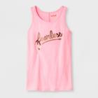 Girls' Fearless Graphic Tank Top - Cat & Jack Pink