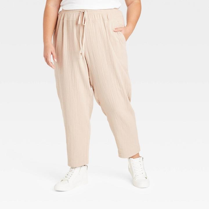 Women's Plus Size High-rise Lounge Pants - Universal Thread