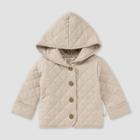 Burt's Bees Baby Baby Quilted Jacket - Cement Gray