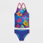 Speedo Girls' Floral Print Tankini